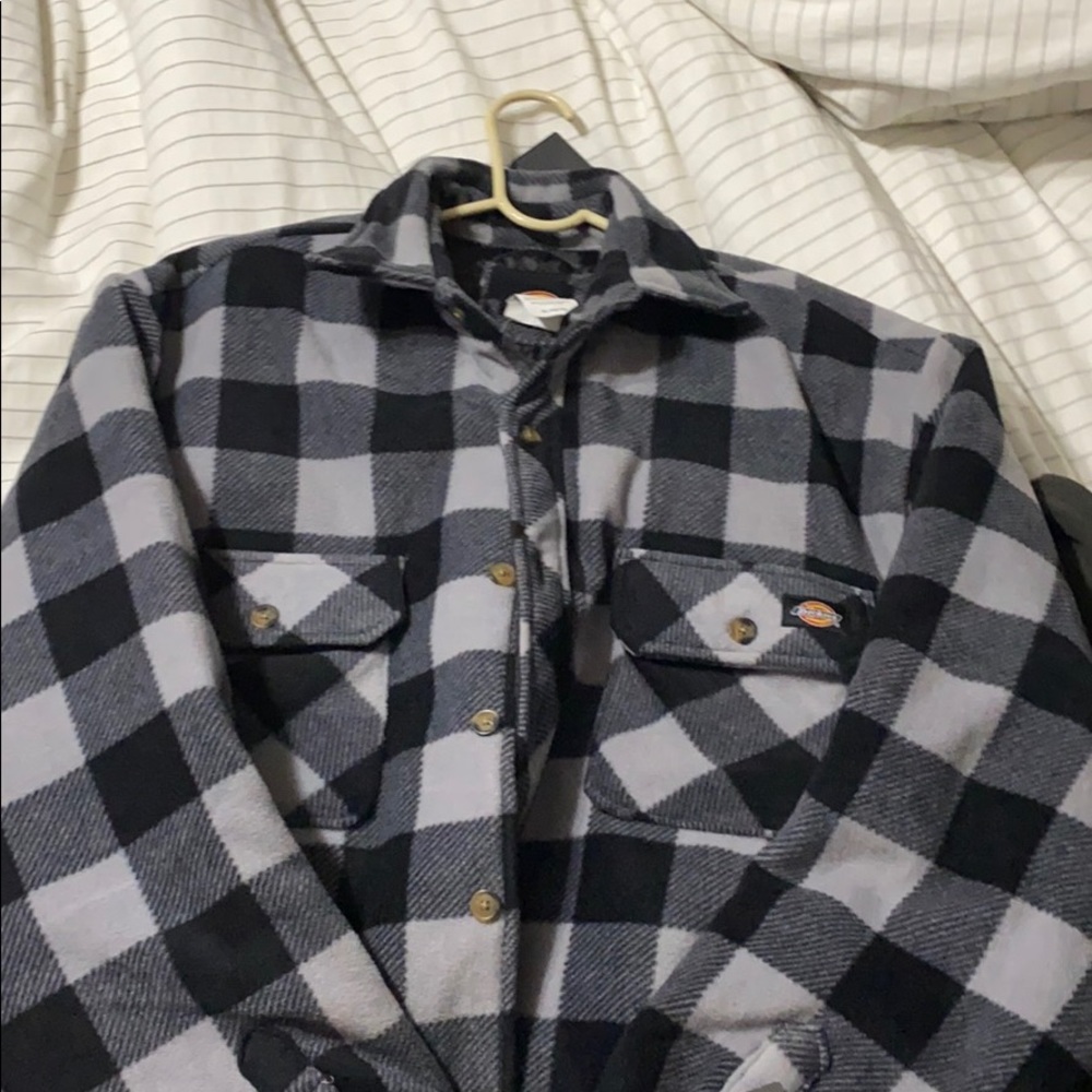 Men’s dickies fleece jacket shirt